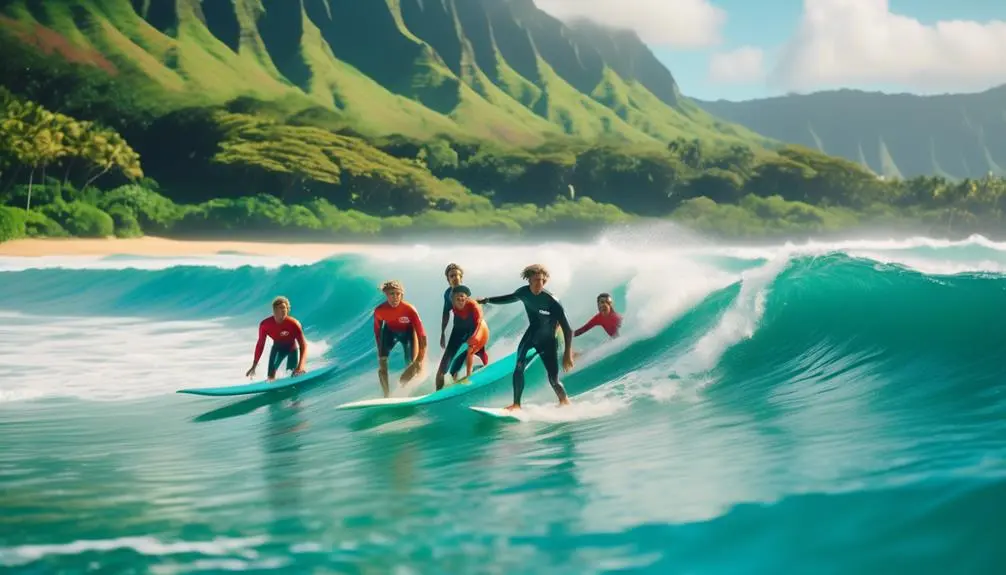 kauai s surfing schools and camps