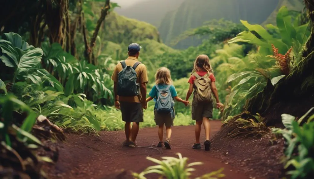 learning on the hiking trails