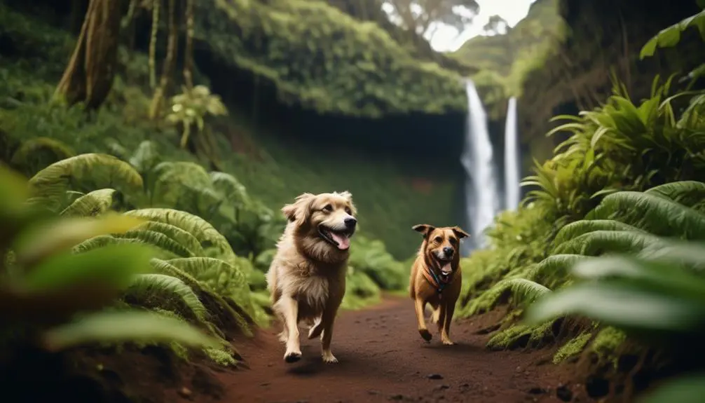 lush forested park in hawaii