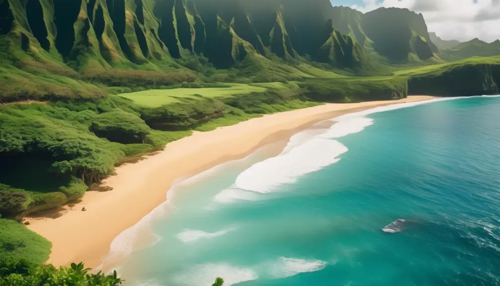 picturesque beach for sightseeing