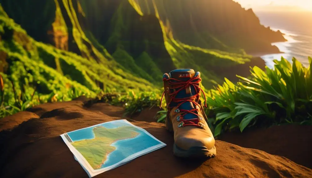 preparing for hiking adventure