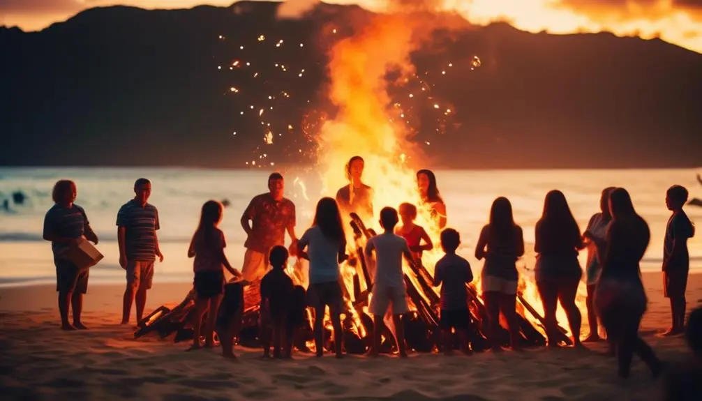 relaxing evenings by fire