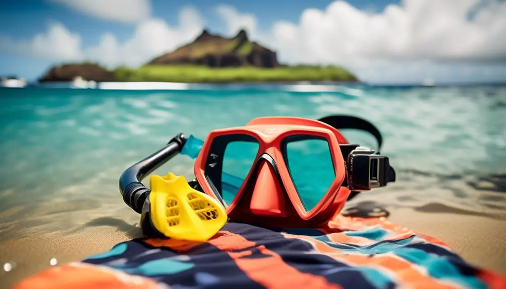 rent snorkel gear on kauai