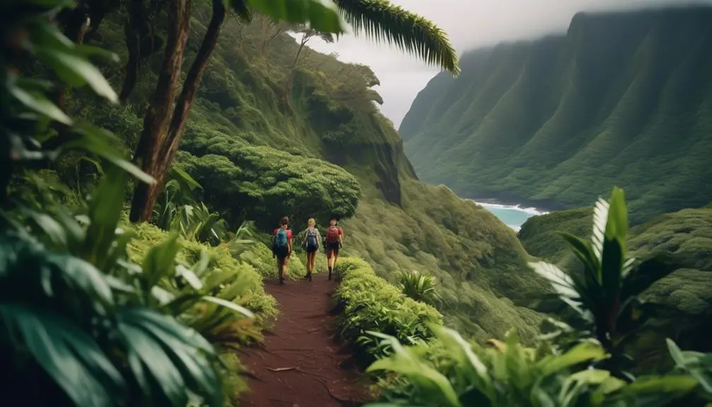 scenic coastal hike in hawaii