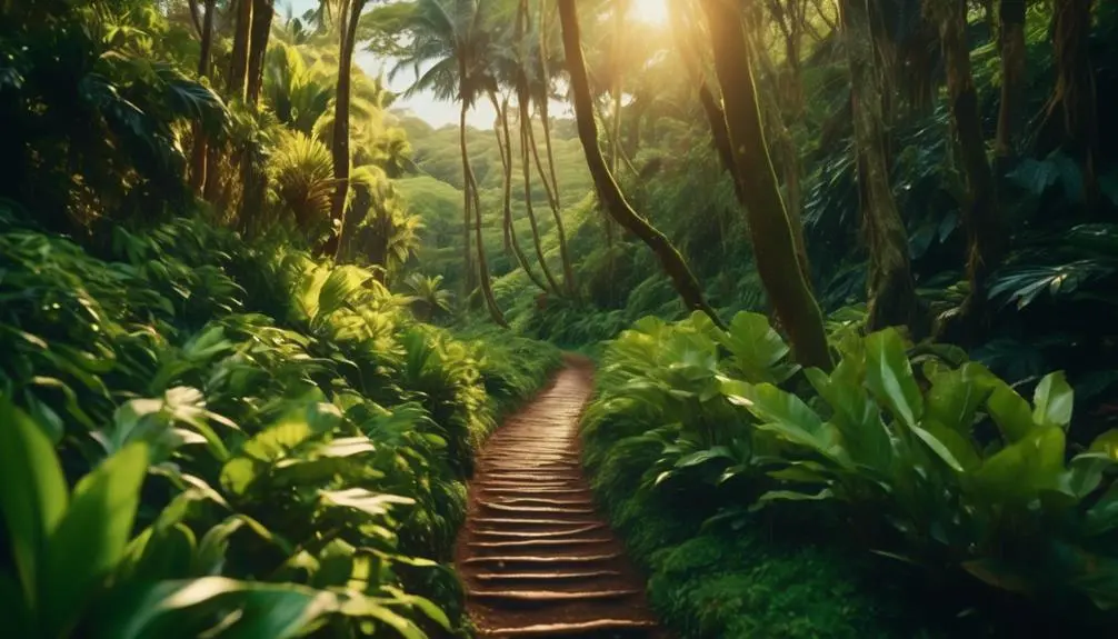 scenic hike in kauai
