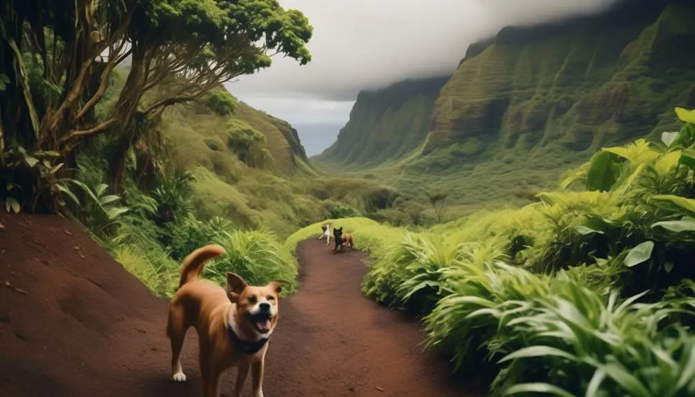 scenic hiking trail in hawaii