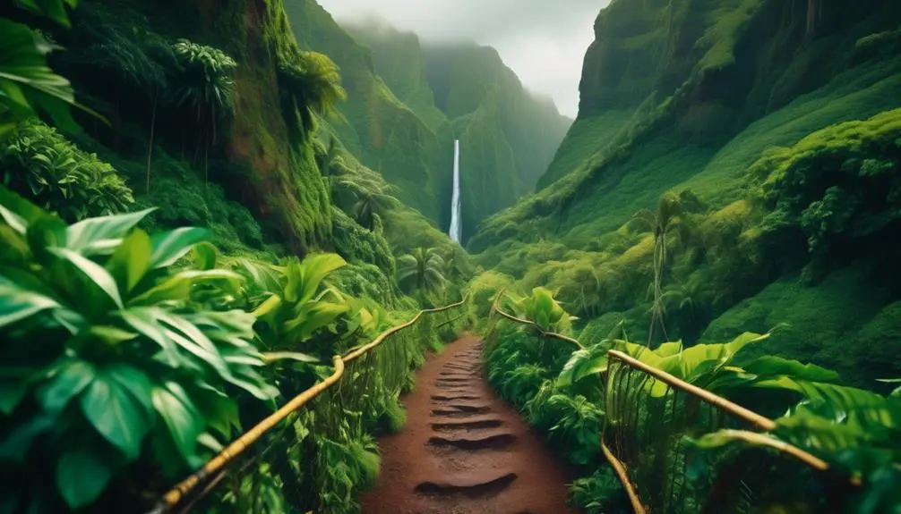 scenic hiking trail with views