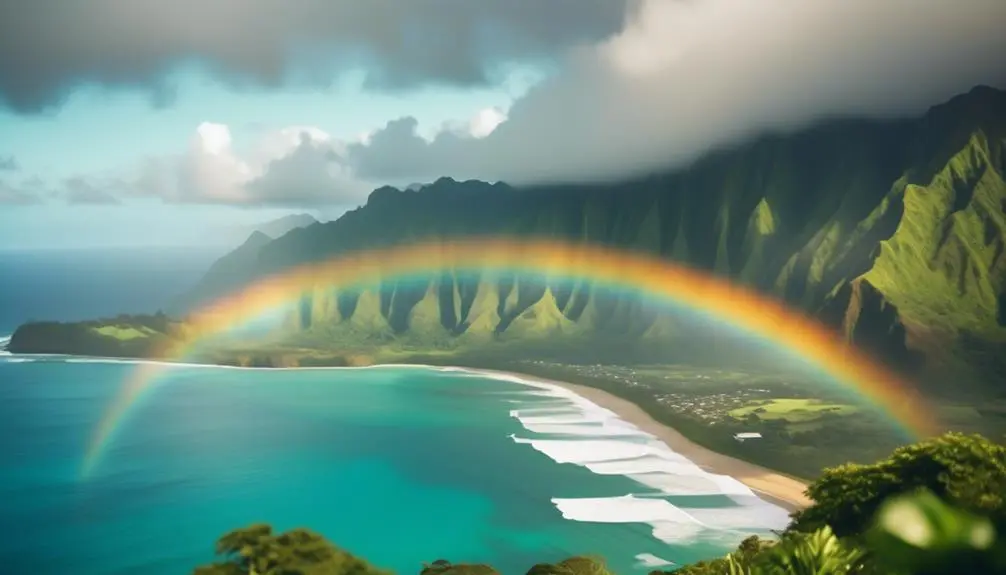 spectacular view of hanalei bay