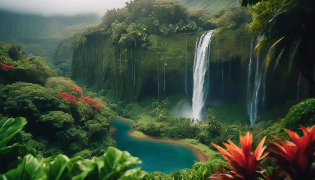 stunning cascades of water