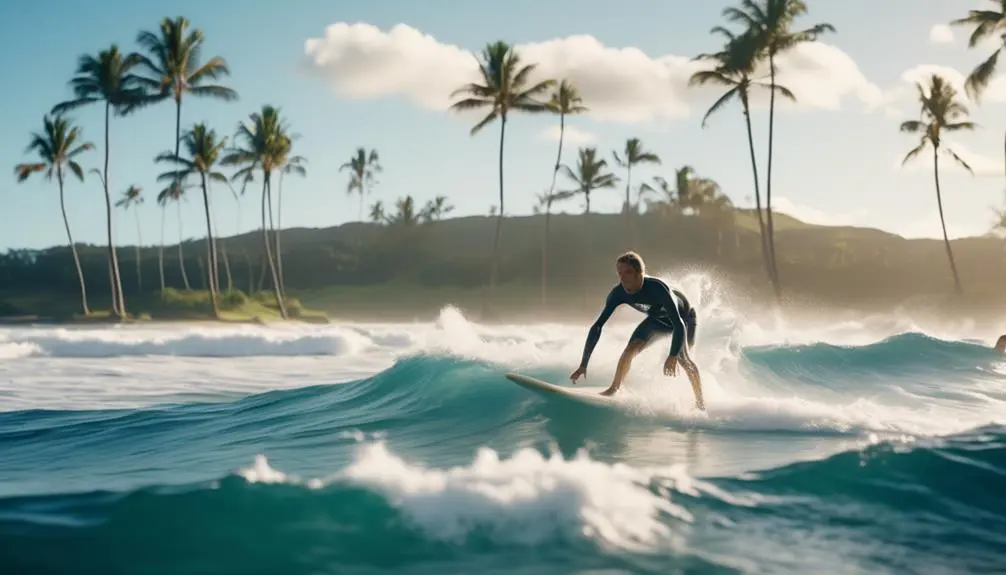 surf school in summer