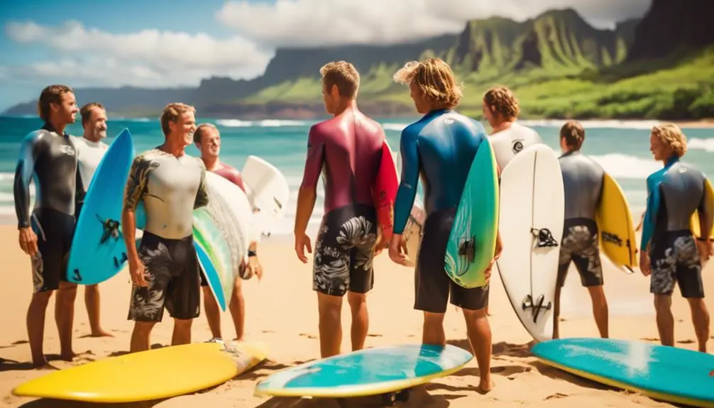 surfing culture in kauai