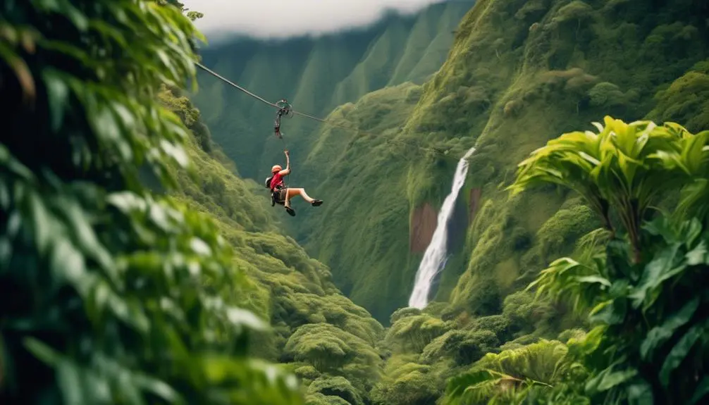 thrilling zipline tour in kauai