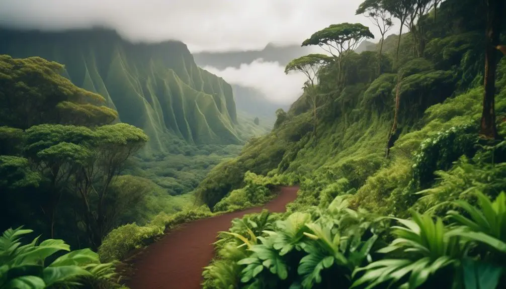 tranquil trail through nature