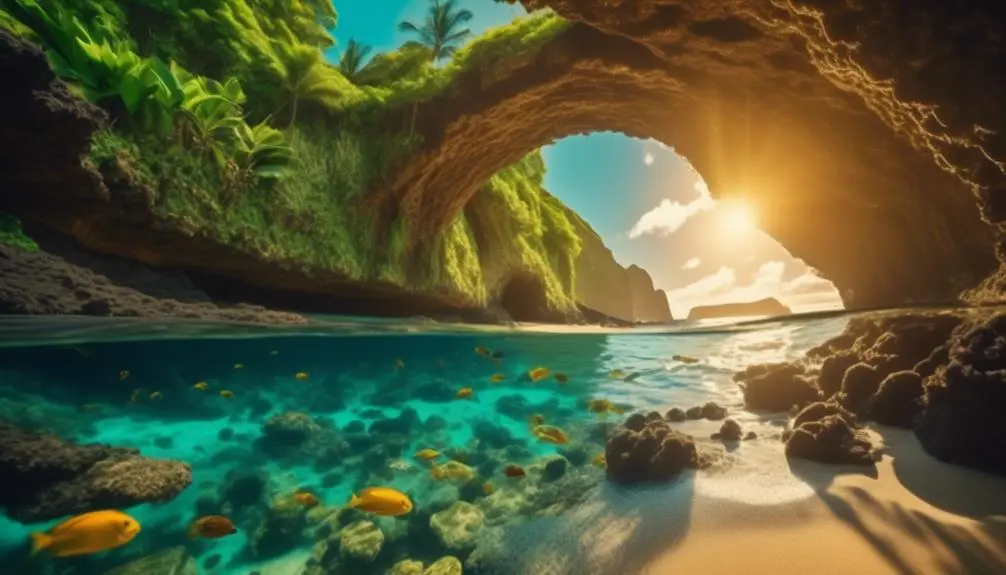 tropical paradise with picturesque beaches