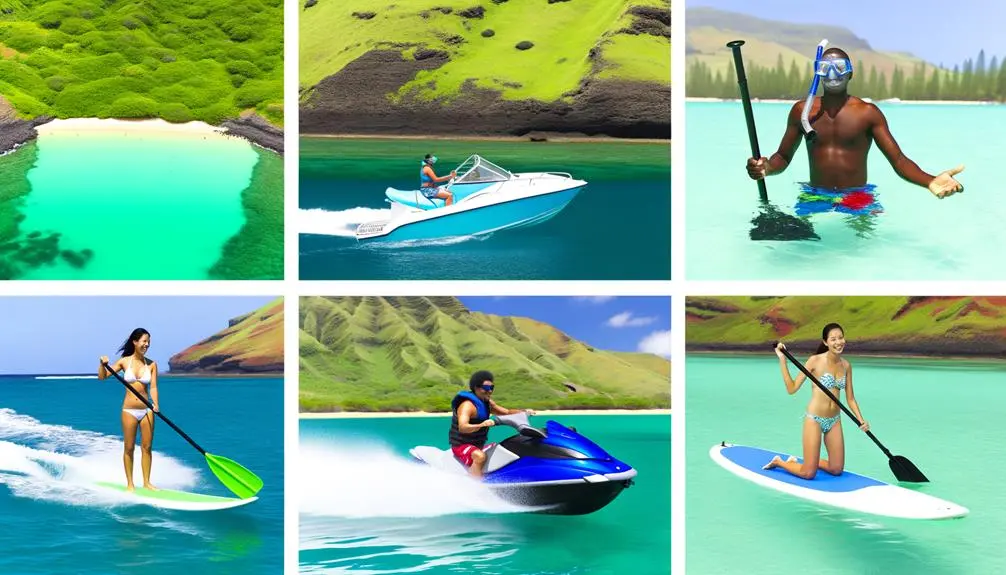 water sports boat tours