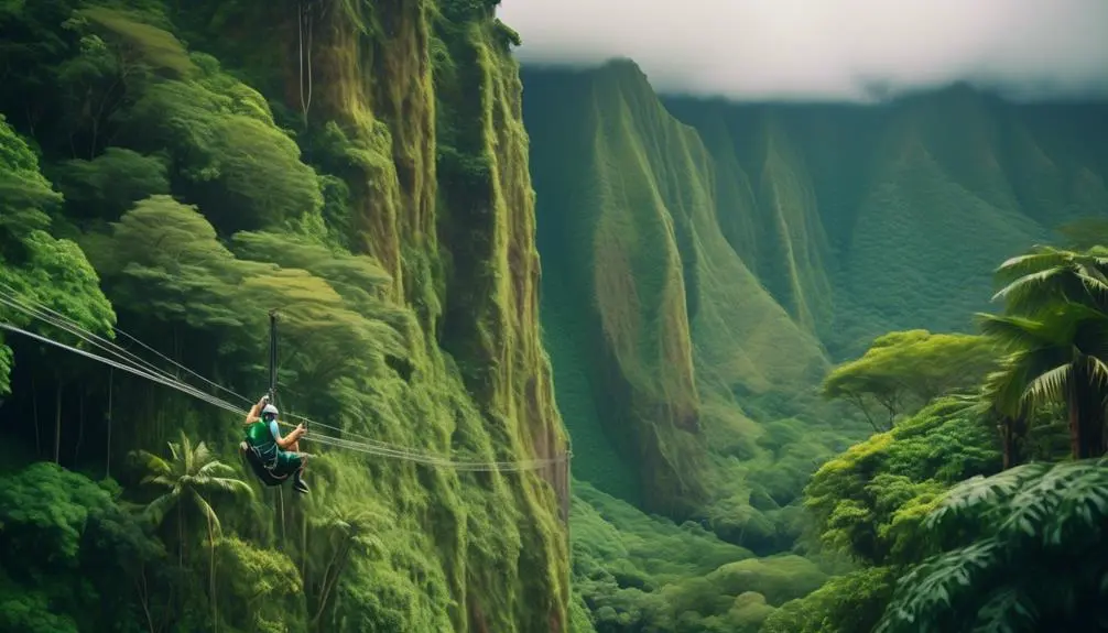 ziplining through kauai s beauty