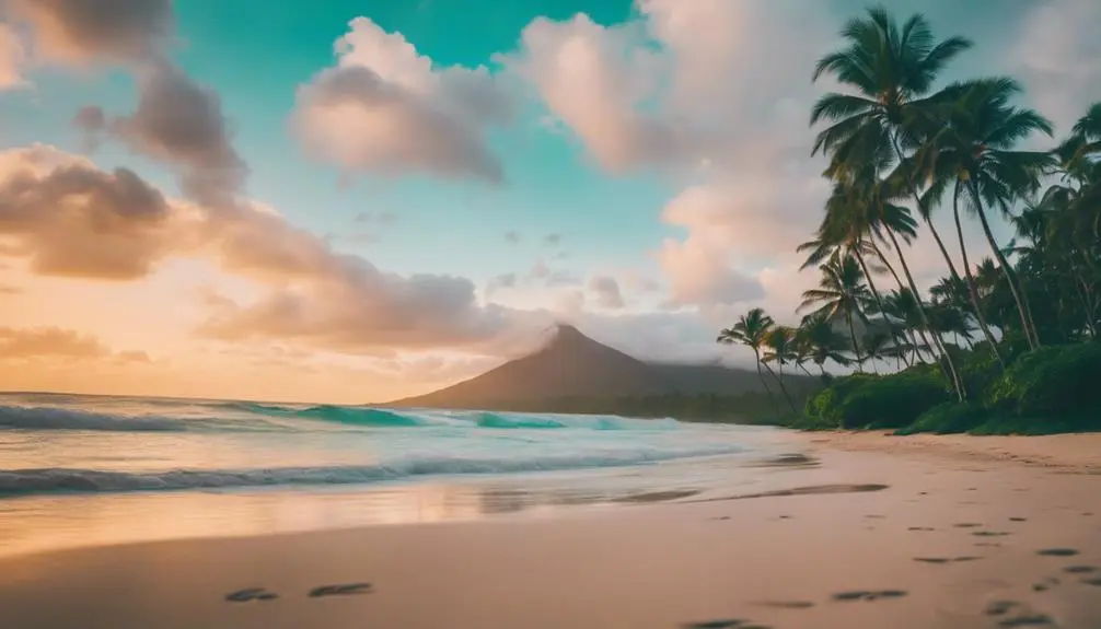 a serene beach escape