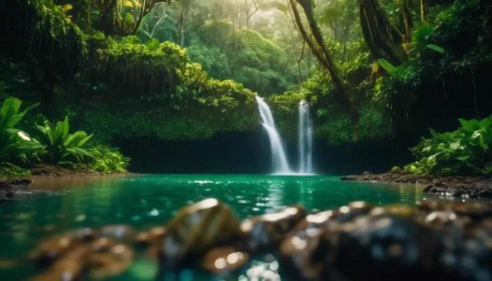 abundant foliage in rainforests