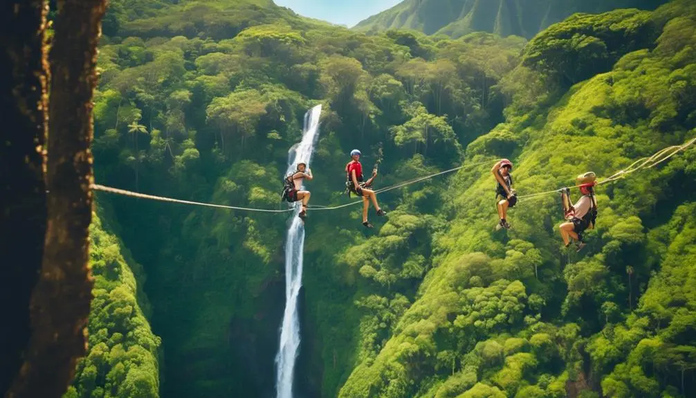 adventure on hawaiian island