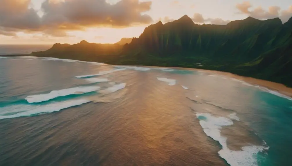 aerial sunset tour experience