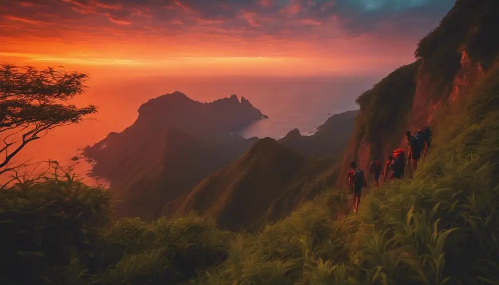 awe inspiring sunrise hike