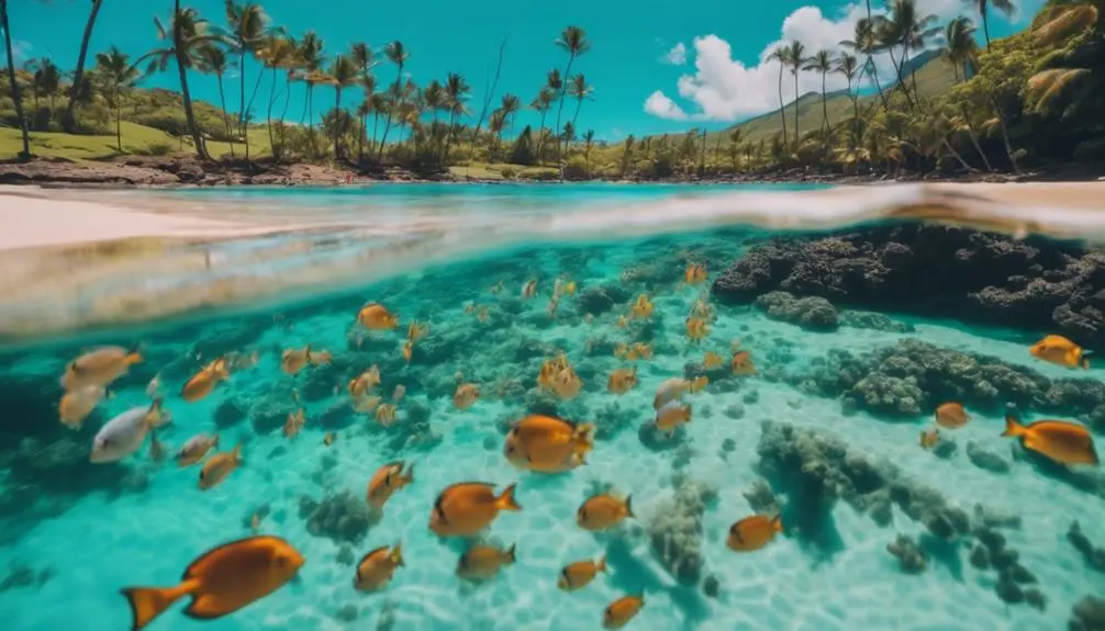 beach snorkeling at prince kuhio