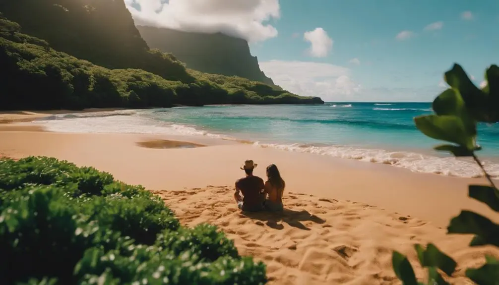 beautiful ke e beach kauai