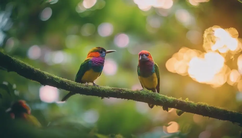 beautiful sunrise birdwatching experience