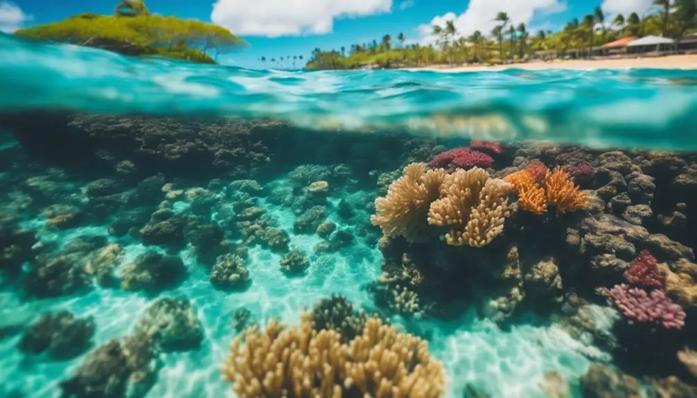 beautiful sunset at poipu beach