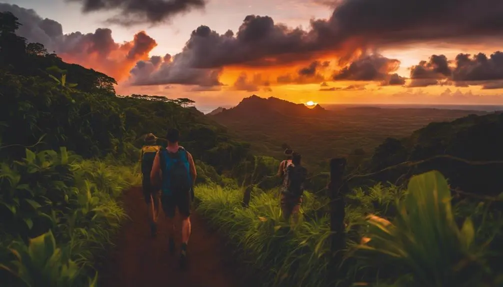 beautiful sunset hikes await
