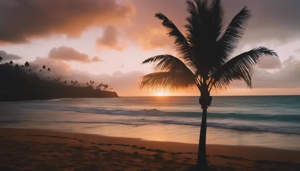 beautiful sunset views kauai