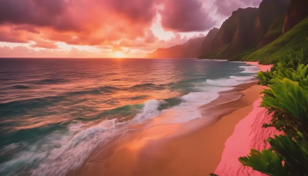 breathtaking kauai trail sunsets