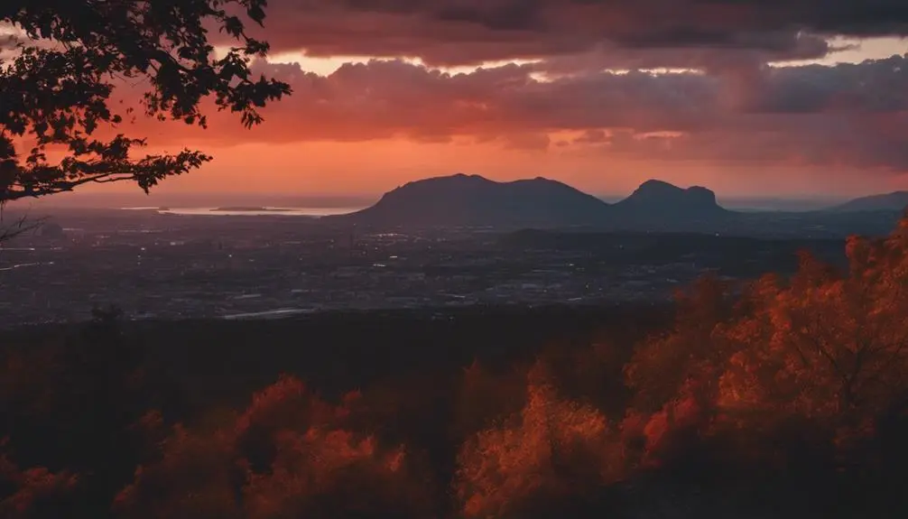 breathtaking sunset view spot