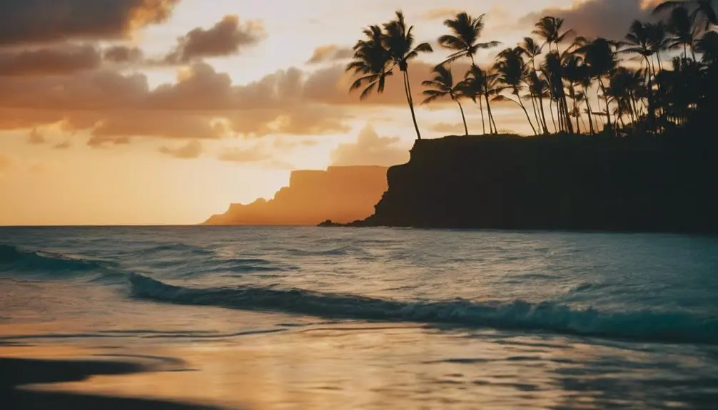 breathtaking sunsets on kauai s coast