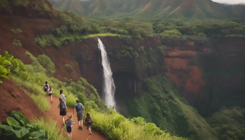 breathtaking views on trail