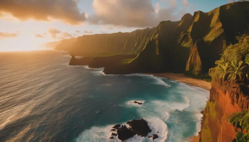 captivating coastal sunset views