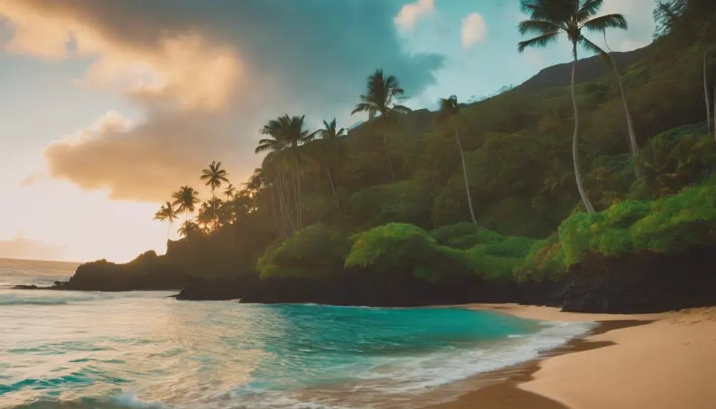 captivating lumahai beach scenery
