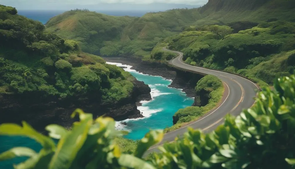 capturing lawai road s scenic charm