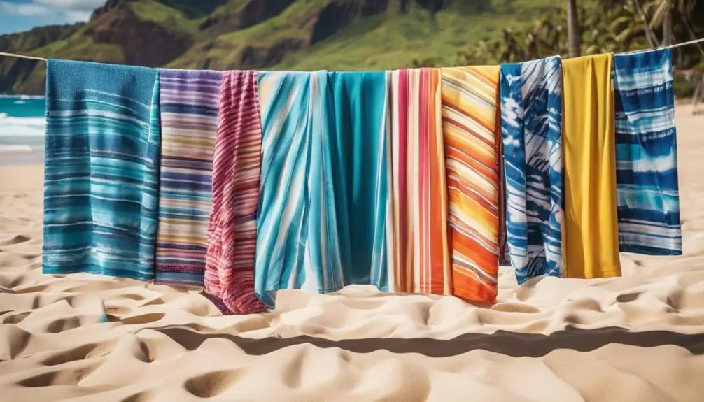 choosing beach towel for kauai