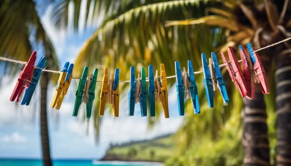 choosing clothespins for kauai