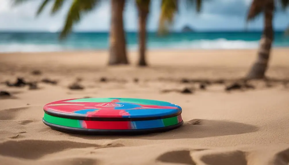 choosing frisbee for kauai