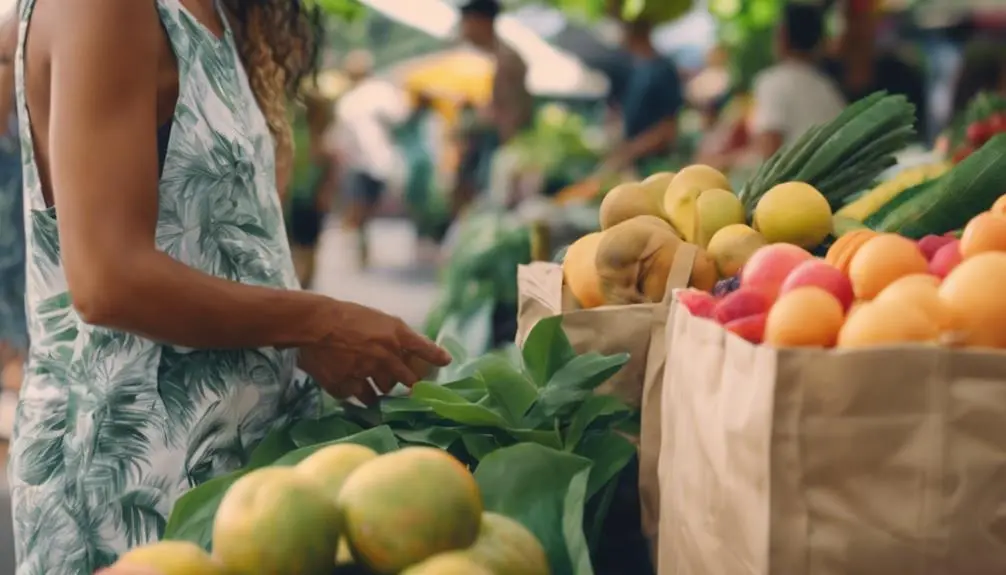 choosing reusable bag for kauai groceries
