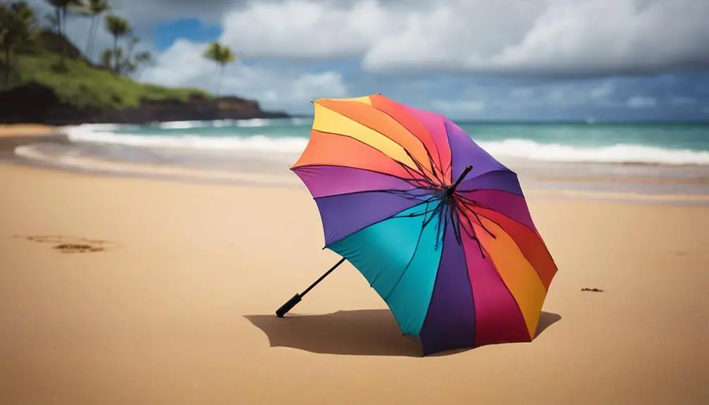 compact umbrellas for hawaiian travel
