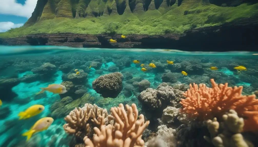 crystal clear waters for snorkeling
