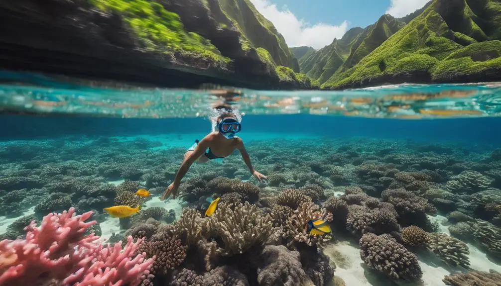crystal clear waters paradise