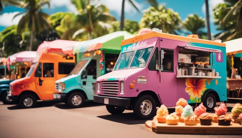 delicious desserts from food trucks