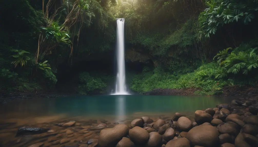discovering a hidden waterfall