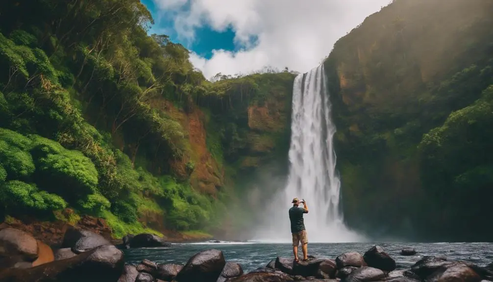 enhancing kauai waterfall photography