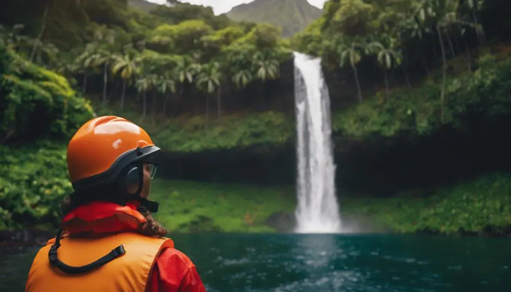 enjoy waterfalls safely in kauai