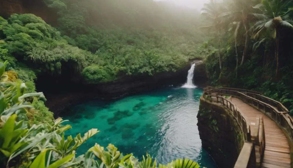 exotic hawaiian natural pool